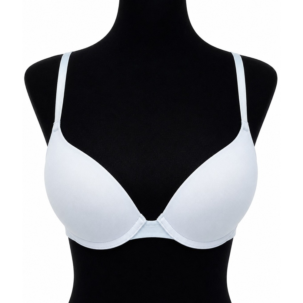 Pink Victoria's Secret Womens Wear Everywhere Push Up Bra Size 32C Pale Blue